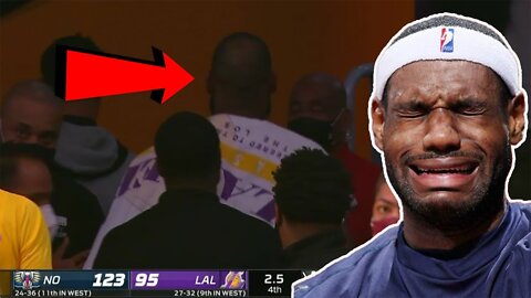 LeBron James ABANDONS Lakers with time left on the clock AGAIN in BLOWOUT LOSS to Pelicans!