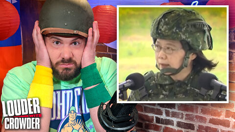 China Ready to DEPLOY Troops: Taiwan Prepares for WAR!!!| Louder with Crowder
