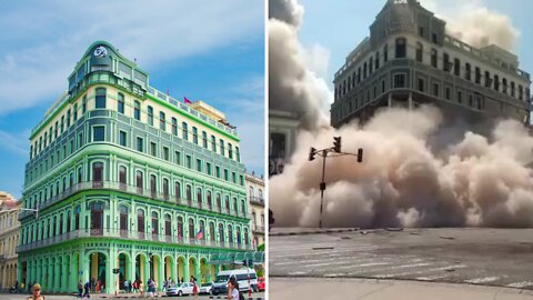 Massive explosion brings 5-star Havana hotel to the ground