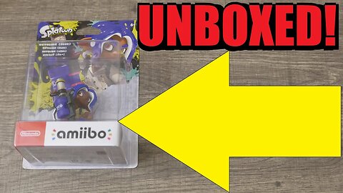 Unboxing the #splatoon3 Blue Octoling Amiibo!