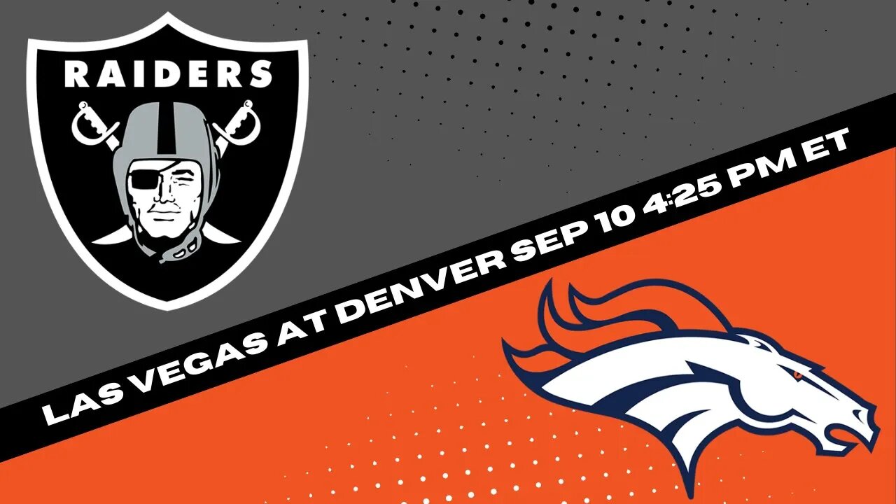 Las Vegas Raiders vs Denver Broncos NFL Picks, Predictions, and Odds -  Football Best Bet