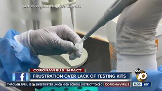 Frustration over lack of testing kits