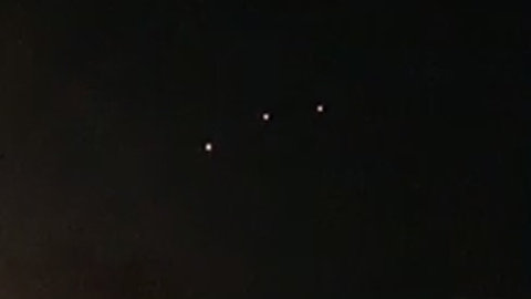 TEXAS WOMAN SHOCKED BY STRANGE LIGHTS IN THE SKY