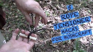 5 ROPE TENSIONING SYSTEMS FOR BUSHCRAFT