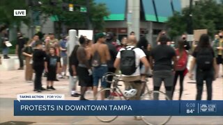 Protests in Downtown Tampa