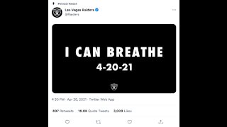 Las Vegas Raiders receive backlash for tweet following Chauvin verdict