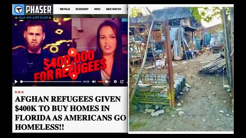 USA Gives Afghan Refugees $400k To Buy Florida Homes Leaves USA Veteran Refugee Homeless Near Russia