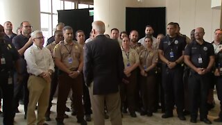 President Biden meets with first responders