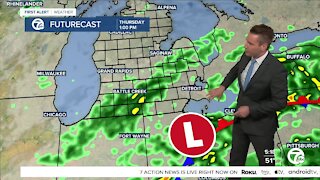 Metro Detroit Forecast: A cool and rainy day
