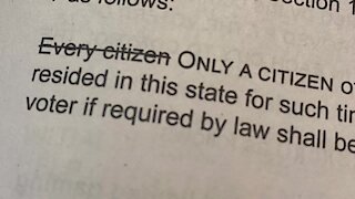Amendment 76 asks voters to change a single word in the state constitution when it comes to voting