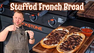 How to Make Stuffed French Bread on the Blackstone Griddle