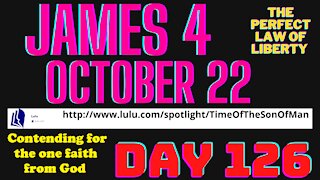 Day 126, James 4, October 22 why all the fighting among denominations?