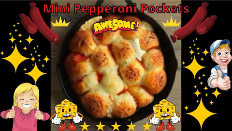 Mini Pepperoni Pockets Recipe - Fast, Easy and Delicious!