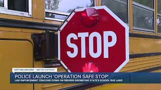 Police cracking down on drivers who illegally pass school buses