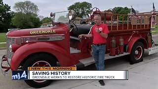 Greendale works to restore historic 1930s fire truck