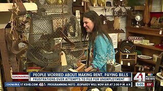 People worried about making rent, paying bills