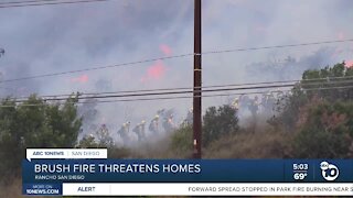 Campo Fire Threatens Homes