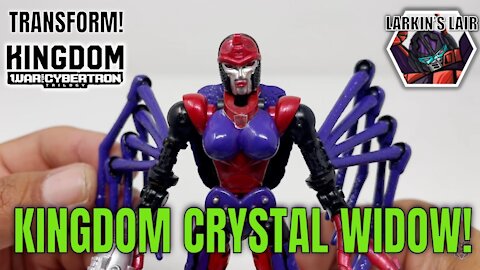 Transform! War for Cybertron Kingdom Crystal Widow Custom, Larkin's Lair