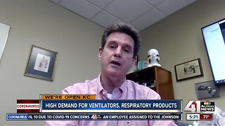 Local company provides ventilators, masks to hospitals