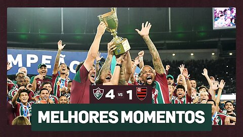 Fluminense goleia o Flamengo e é bicampeão carioca — Fluminense