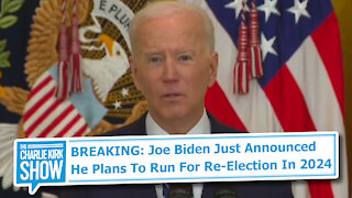 BREAKING: Joe Biden Just Announced He Plans To Run For Re-Election In 2024
