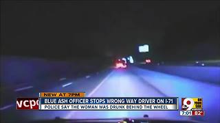 Blue Ash officer stops wrong-way driver on I-71