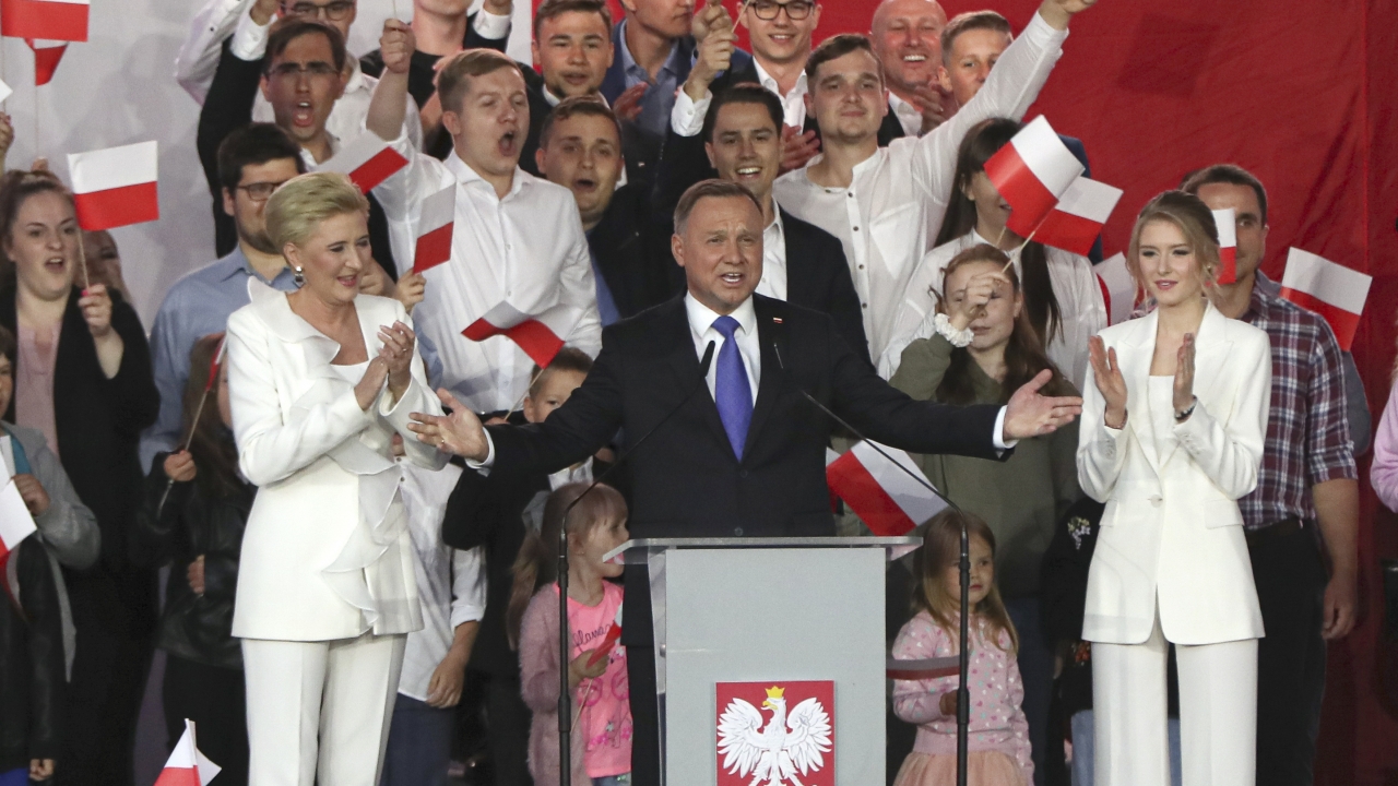 Polish President Duda Narrowly Wins Second Term In Office
