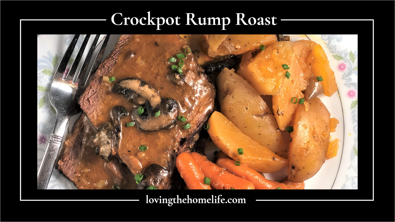 rump roast recipe crock pot