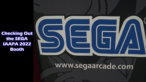 Strolling Around The Sega Amusements IAAPA 2022 Booth