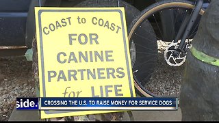 Man Raising Money for Service Dogs