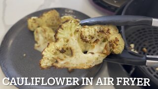 AIR Fryer roasted cauliflower