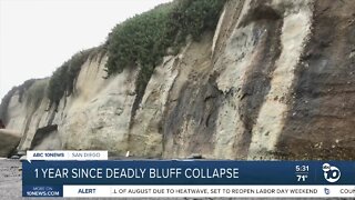 One year since deadly Encinitas bluff collapse
