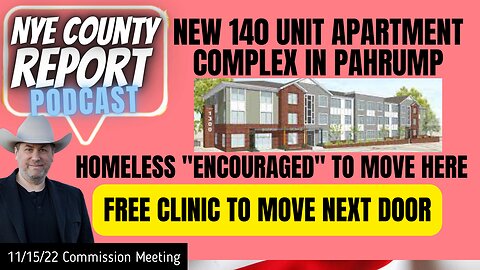 Pahrump's new housing project (140 unit apartments)