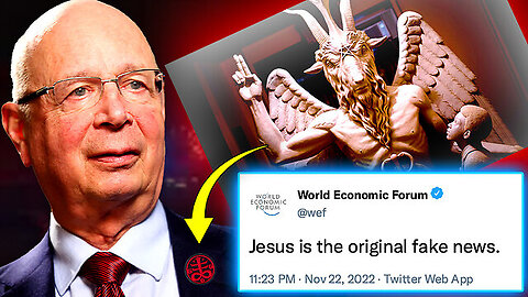 🛑 Super Villain and Psycho Megalomaniac Klaus Schwab Says ‘God Is Dead’ and the WEF is ‘Acquiring Divine Powers’