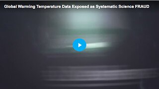 Global warming temperature data as science fraud