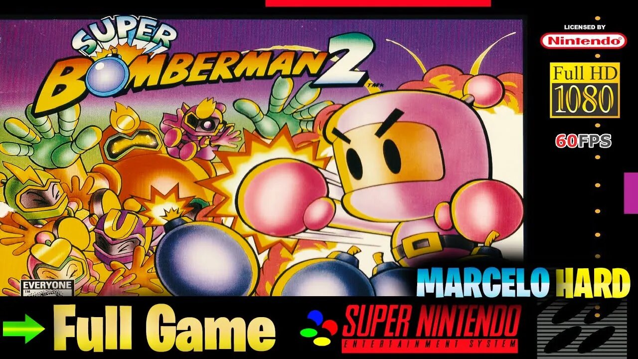 Super Bomberman 2 - Full Game 100% Walkthrough