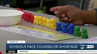 Schools are facing a shortage in counselors