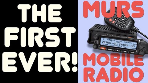 Mobile MURS Radio - Wouxun KG-1000M MURS Mobile/Car Radio - Worlds FIRST Mobile MURS! - Review