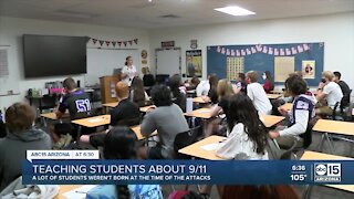 Schools teaching students about 9/11 attacks