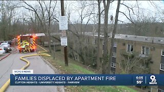 Families displaced after Christmas Eve apartment fire