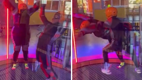 The most epic indoor skydiving fail you'll ever see