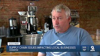 Supply chain pressure trickles to local businesses, customers