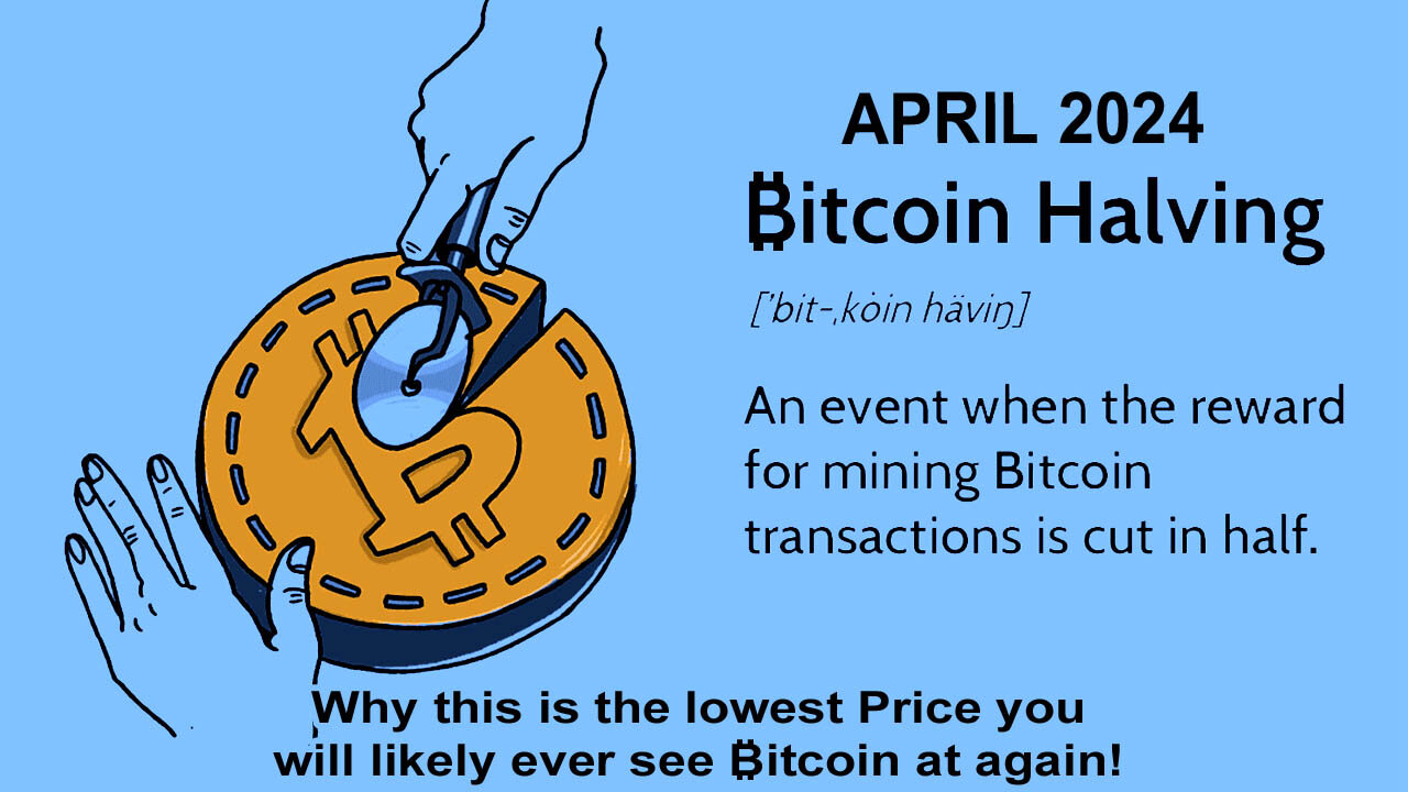 ₿itcoin Halving in April 2024! 27,200 is the Bottom & Cheapest you