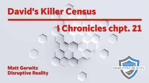 David's Killer Census - I Chron. 21