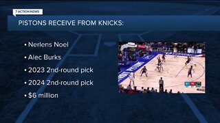 Pistons acquire Alec Burks, Nerlens Noel from Knicks, getting $6 million and picks too