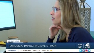 Pandemic increasing eye strain