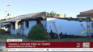 Two dead after Tempe house fire