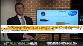 DOJ Documents Confirm Existence of Communications Between FBI & Pfizer About Project Veritas
