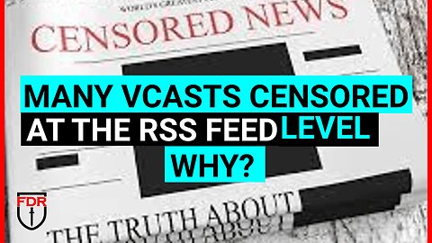 Content Suppressed at the RSS Feed Level - Why