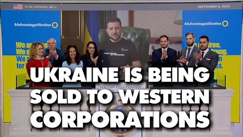 Zelensky is literally selling Ukraine to US corporations
